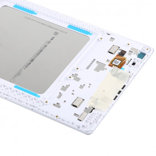 Ecran LCD et numériseur Assemblage complet avec cadre pour Lenovo Tab 2 A8-50 A8-50F A8-50LC (blanc) SH63WL798-06