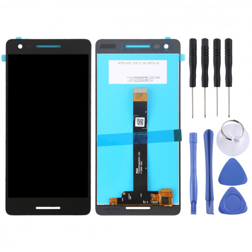 Ecran LCD et Digitizer Full Assembly pour Nokia 2.1 (Noir) SH66BL358-06