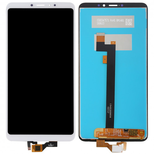 Ecran LCD et Digitizer Full Assembly pour Xiaomi Mi Max 3 (Blanc) SH967W1950-06