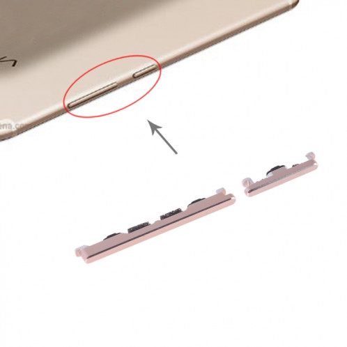 Pour les touches latérales Vivo X9 Plus (or) SH022J378-05