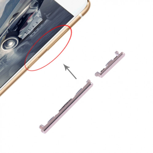 Pour les touches latérales Vivo X7 Plus (or) SH024J792-05