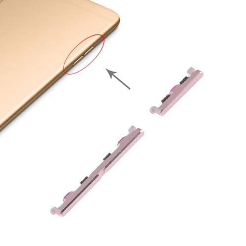 Pour les touches latérales OPPO R9s Plus (or) SH032J1996-05