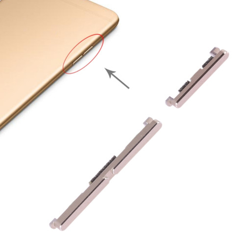 Pour les touches latérales OPPO R9s (or) SH033J1719-05