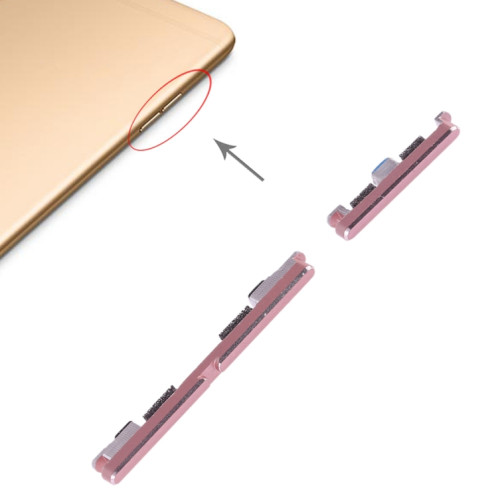 Pour les touches latérales OPPO R11 (rose) SH039F261-05