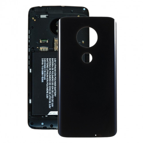 Coque Arrière de Batterie pour Motorola Moto G7 Plus (Noir) SH074B1199-06