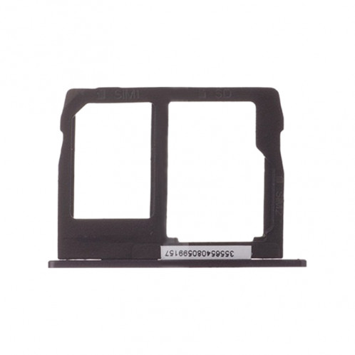 Plateau pour carte SIM + plateau pour carte Micro SD pour Motorola Moto G5S Plus XT1805 (Noir) SH081B1858-05