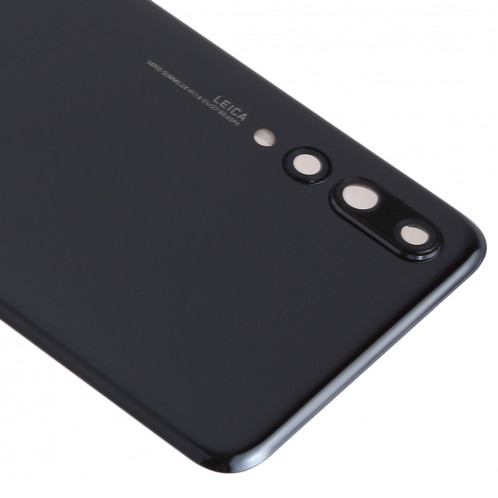 Coque arrière de batterie avec lentille de caméra pour Huawei P20 Pro (Noir) SH90BL347-06