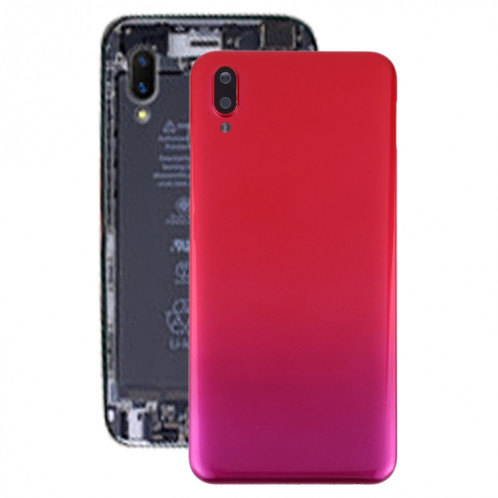 Pour Vivo Y93 / Y93s Couvercle arrière de la batterie (Rouge) SH06RL1163-06