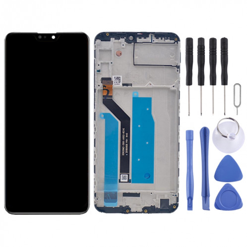 Écran LCD et numériseur complet avec cadre pour Asus Zenfone Max Pro (M2) ZB631KL (noir) SH339B802-04
