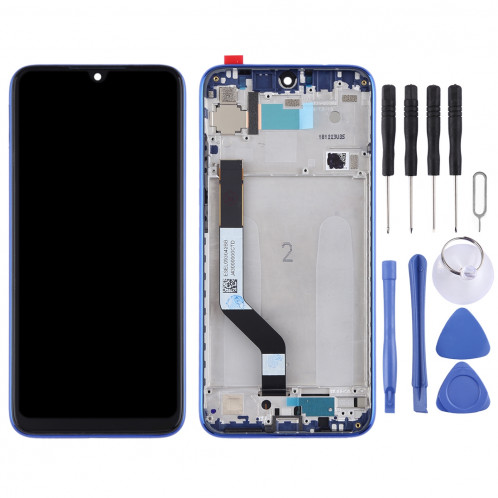 Ecran LCD et Digitaliseur Complet avec Cadre pour Xiaomi Redmi Note 7 / Redmi Note 7 Pro (Bleu) SH365L475-06