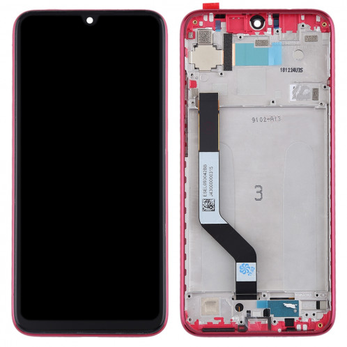 Ecran LCD et Digitaliseur Complet avec Cadre pour Xiaomi Redmi Note 7 / Redmi Note 7 Pro (Rouge) SH365R1313-06