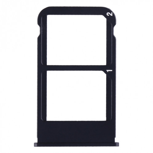 Pour Meizu 16 Plus plateau de carte SIM + plateau de carte SIM (noir) SH369B1871-05
