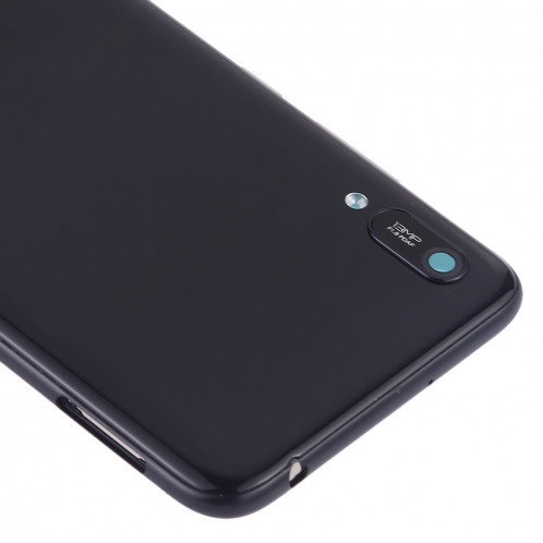 Cache arrière de la batterie avec lentille de caméra et touches latérales pour Huawei Y6 (2019) (Noir) SH83BL31-06