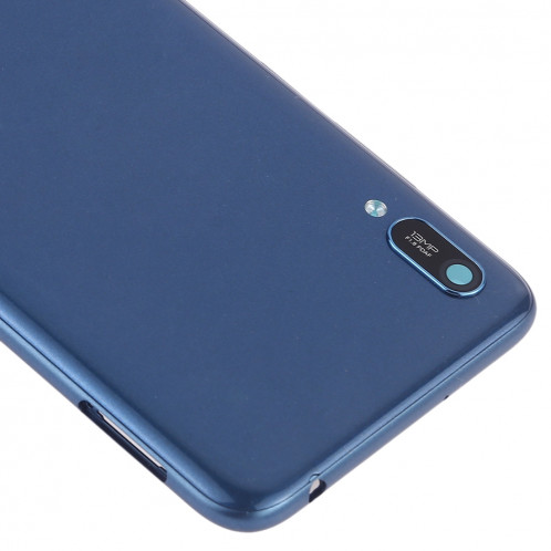 Cache arrière de la batterie avec lentille de caméra et touches latérales pour Huawei Y6 (2019) (bleu) SH83LL253-06