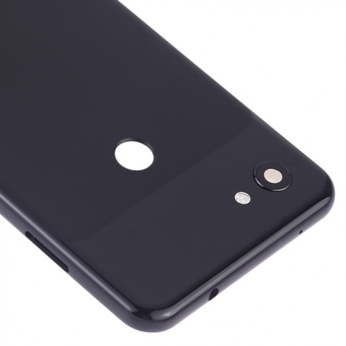 Cache arrière de la batterie avec objectif de l'appareil photo et touches latérales pour Google Pixel 3a XL (noir) SH86BL884-06