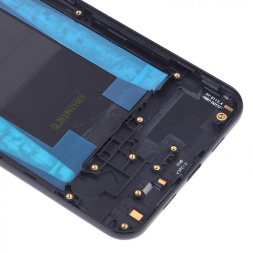 Cache arrière de la batterie avec objectif de l'appareil photo et touches latérales pour Google Pixel 3a XL (noir) SH86BL884-06