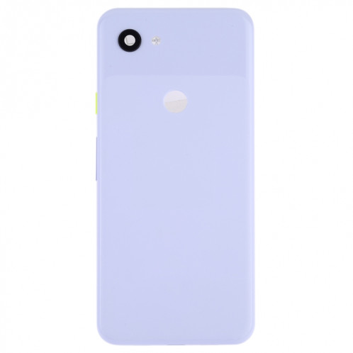 Cache arrière de la batterie avec objectif de l'appareil photo et touches latérales pour Google Pixel 3a (violet clair) SH7LZL453-06