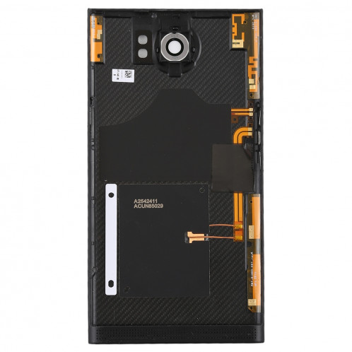 Couverture arrière avec objectif d'appareil photo pour Blackberry Priv (version US) (noir) SH29BL319-06