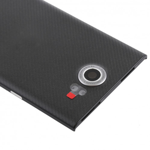 Couverture arrière avec objectif d'appareil photo pour Blackberry Priv (version US) (noir) SH29BL319-06