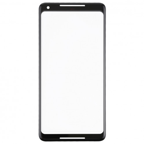 Écran avant avec lentille en verre pour Google Pixel 2 XL (noir) SH433B240-06