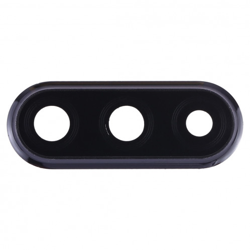 Lunette arrière pour appareil photo avec cache-objectif de 24MP pour Huawei Nova 4e (Noir) SH531B1450-04