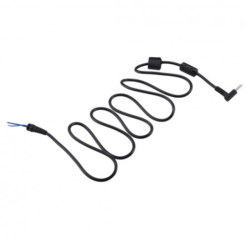 1.5m 4.5 x 3.0 mm câble d'adaptateur de charge d'alimentation DC coude mâle 3 cœurs pour ordinateur portable HP S195471246-04