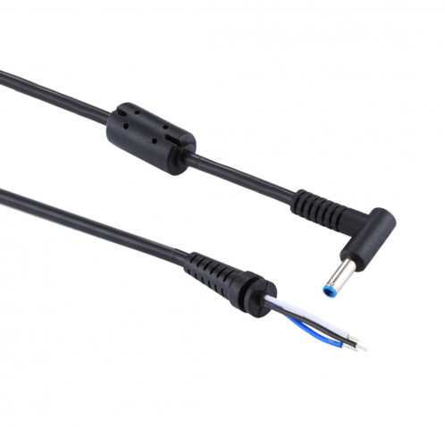 1.5m 4.5 x 3.0 mm câble d'adaptateur de charge d'alimentation DC coude mâle 3 cœurs pour ordinateur portable HP S195471246-04