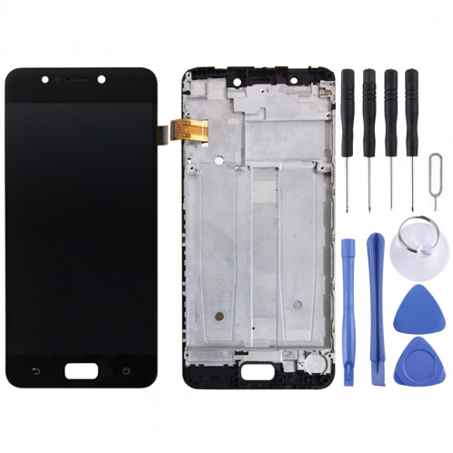 Ecran LCD et ensemble de numérisation complet avec cadre pour Asus Zenfone 4 Max ZC520KL X00HD (Noir) SH579B1950-04