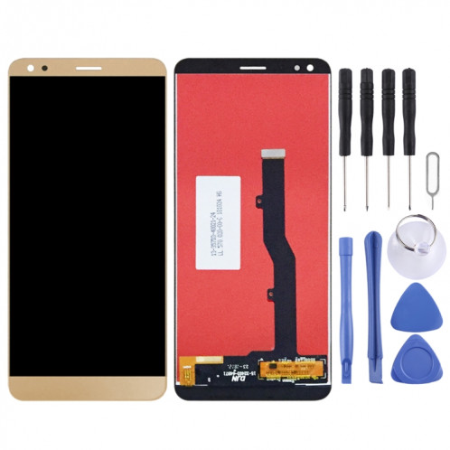 Écran LCD OEM pour ZTE Blade V9 V0900 avec assemblage complet du numériseur (or) SH591J1143-05