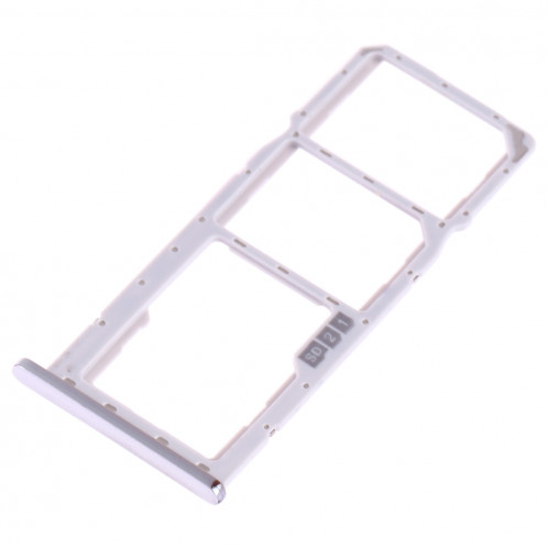 Plateau pour carte SIM + Plateau pour carte SIM + Plateau pour carte Micro SD pour Asus ZenFone Max Pro (M2) ZB631KL (Argent) SH617S594-05