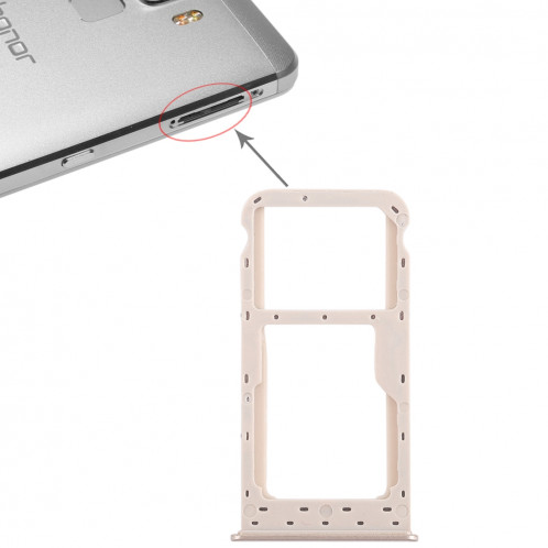 Bac à cartes SIM pour Huawei Honor 7S (Or) SH624J637-05
