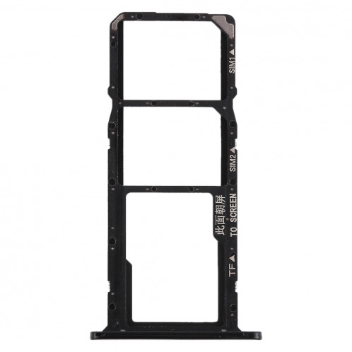 Plateau pour carte SIM + plateau pour carte Micro SD pour Huawei Y5 Prime (2018) / Honor Play 7 (Noir) SH625B1529-05