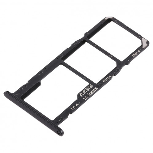 Plateau pour carte SIM + plateau pour carte Micro SD pour Huawei Y5 Prime (2018) / Honor Play 7 (Noir) SH625B1529-05