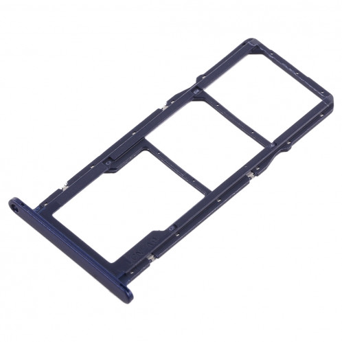Plateau pour carte SIM + plateau pour carte Micro SD pour Huawei Y5 Prime (2018) / Honor Play 7 (Bleu) SH625L444-05