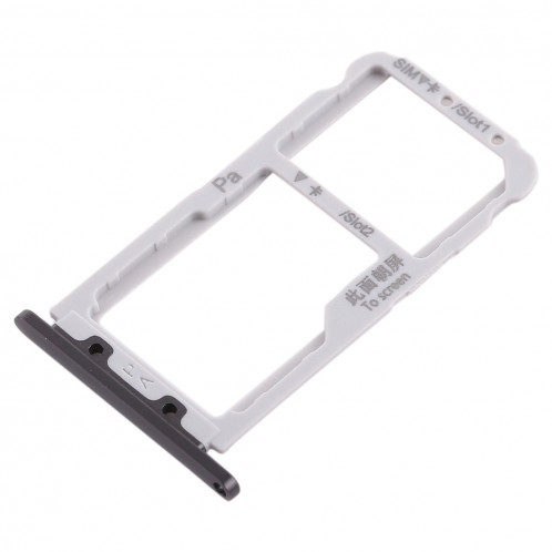 Bac à cartes SIM pour Huawei Nova 3 (noir) SH626B548-05