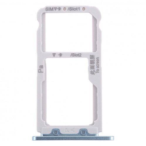 Bac à cartes SIM pour Huawei Nova 3 (bleu) SH626L420-05