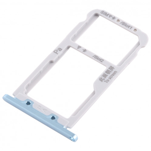 Bac à cartes SIM pour Huawei Nova 3 (bleu) SH626L420-05