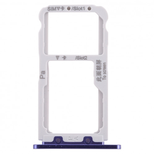 Bac à cartes SIM pour Huawei Nova 3 (violet) SH626P1193-05