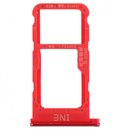 Bac à cartes SIM pour Huawei P smart + / Nova 3i (Rouge) SH627R1942-05