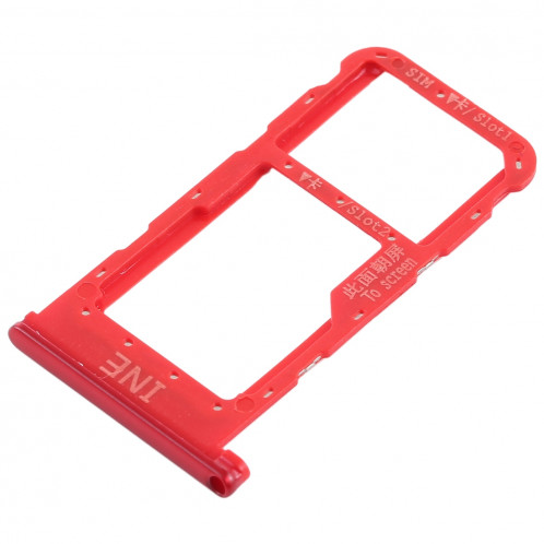 Bac à cartes SIM pour Huawei P smart + / Nova 3i (Rouge) SH627R1942-05