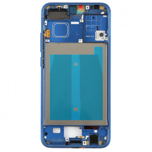 Boîtier avant cadre LCD cadre lunette avec des touches latérales pour Huawei Honor 10 (bleu) SH787L1124-06