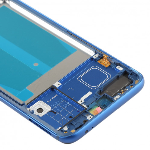 Boîtier avant cadre LCD cadre lunette avec des touches latérales pour Huawei Honor 10 (bleu) SH787L1124-06