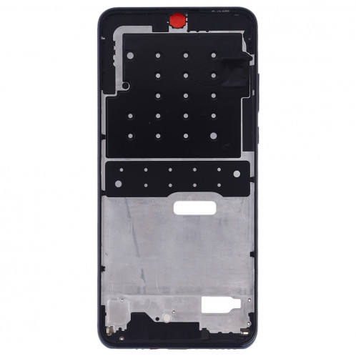 Plaque de lunette de cadre central avec touches latérales pour Huawei P30 Lite (Noir) SH826B1722-06