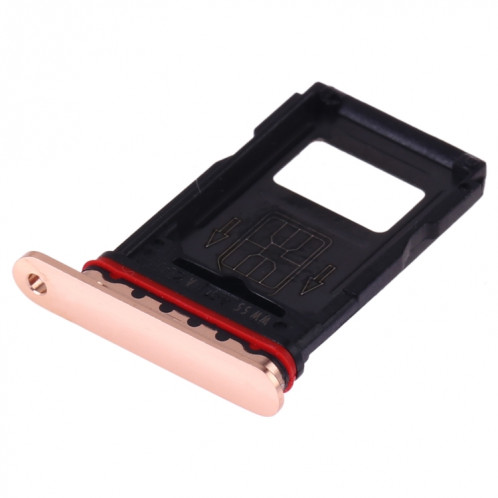 Pour plateau de carte SIM OnePlus 7 Pro + plateau de carte SIM (or) SH828J602-05