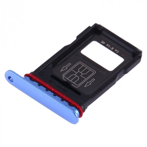 Pour OnePlus 7 Pro Plateau de carte SIM + Plateau de carte SIM (Bleu) SH828L749-05