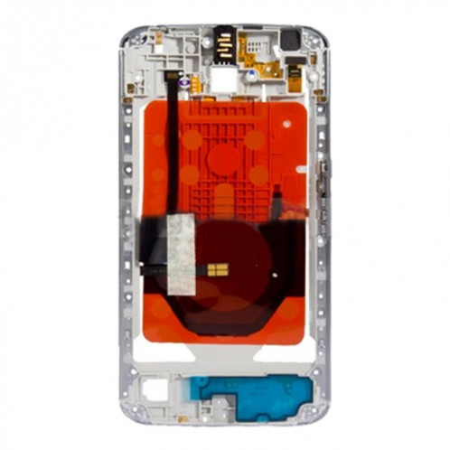 Cache du cadre central pour Motorola Nexus 6 XT1100 (blanc) SH847W332-04