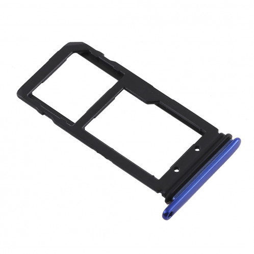 Bac à carte SIM + bac à carte Micro SD pour HTC U11 Life (Bleu) SH857L726-04