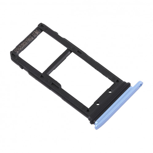 Bac à carte SIM + Bac à carte SIM / Micro SD pour HTC U11 (Bleu) SH920L713-04