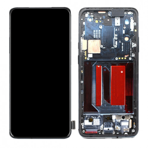 Pour OnePlus 7 Pro Digitizer Assemblage complet avec cadre Écran LCD OEM (Noir) SH972B808-05