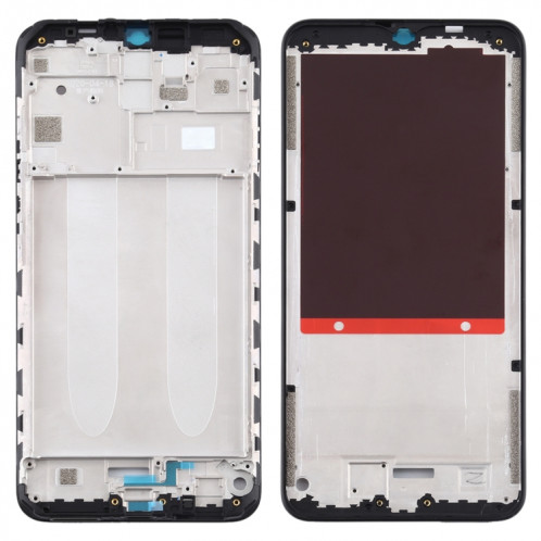 Boîtier avant plaque de lunette de cadre LCD pour Xiaomi Redmi 9A (noir) SH976B1674-06